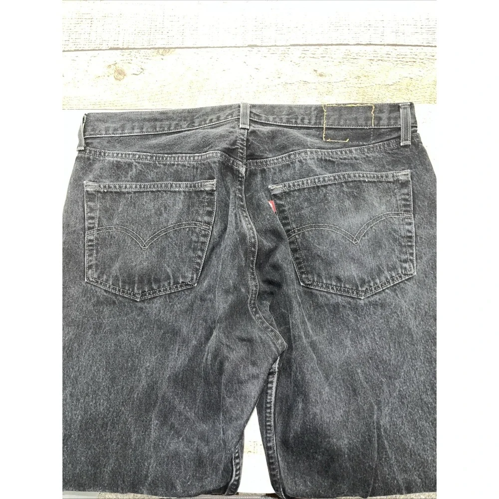 Vintage Levis Jean Men's Size 38 Black 501 90s Made In USA (2690)